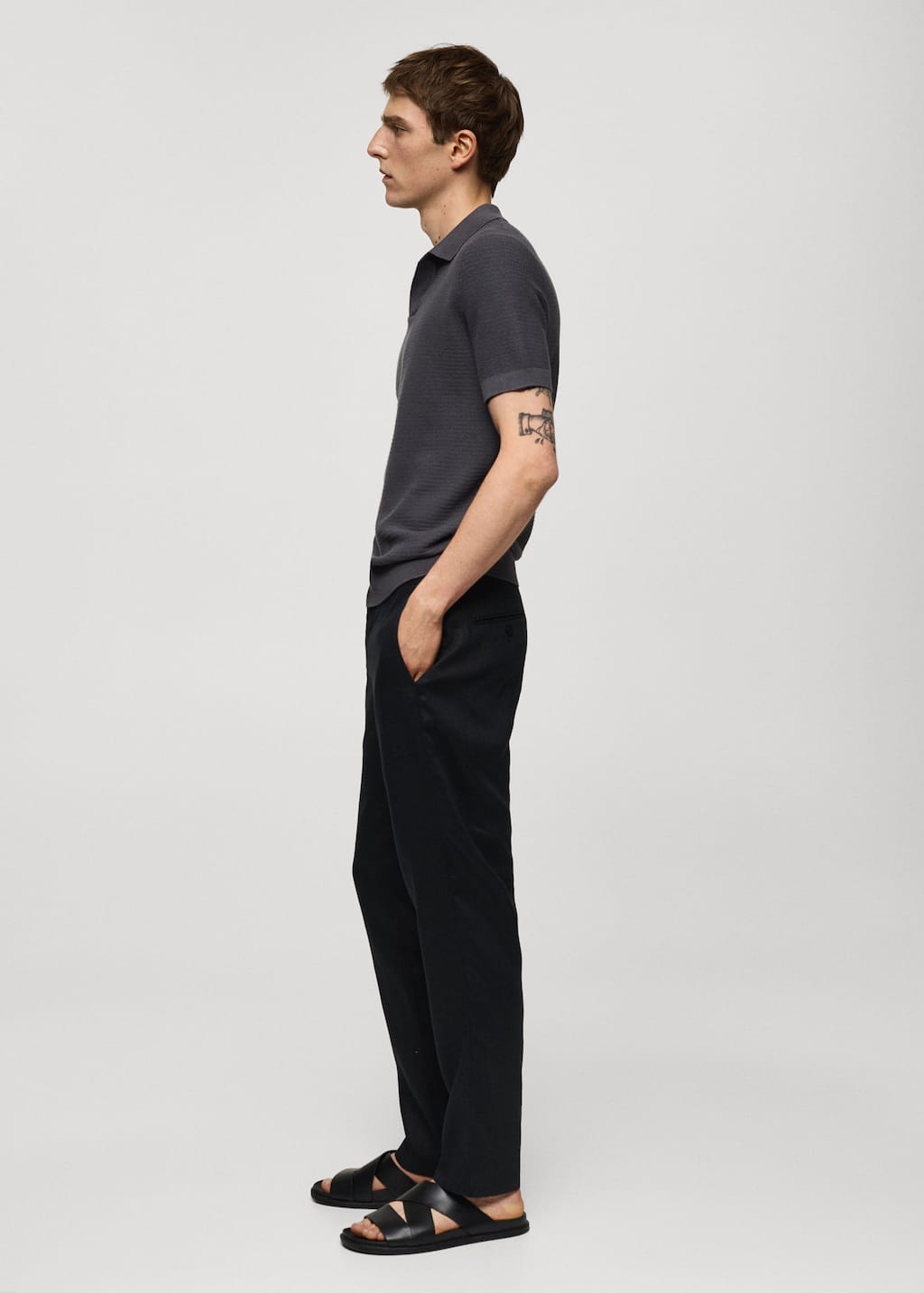 MANGO OYSTER 77050250-99 MANGO MAN TROUSERS