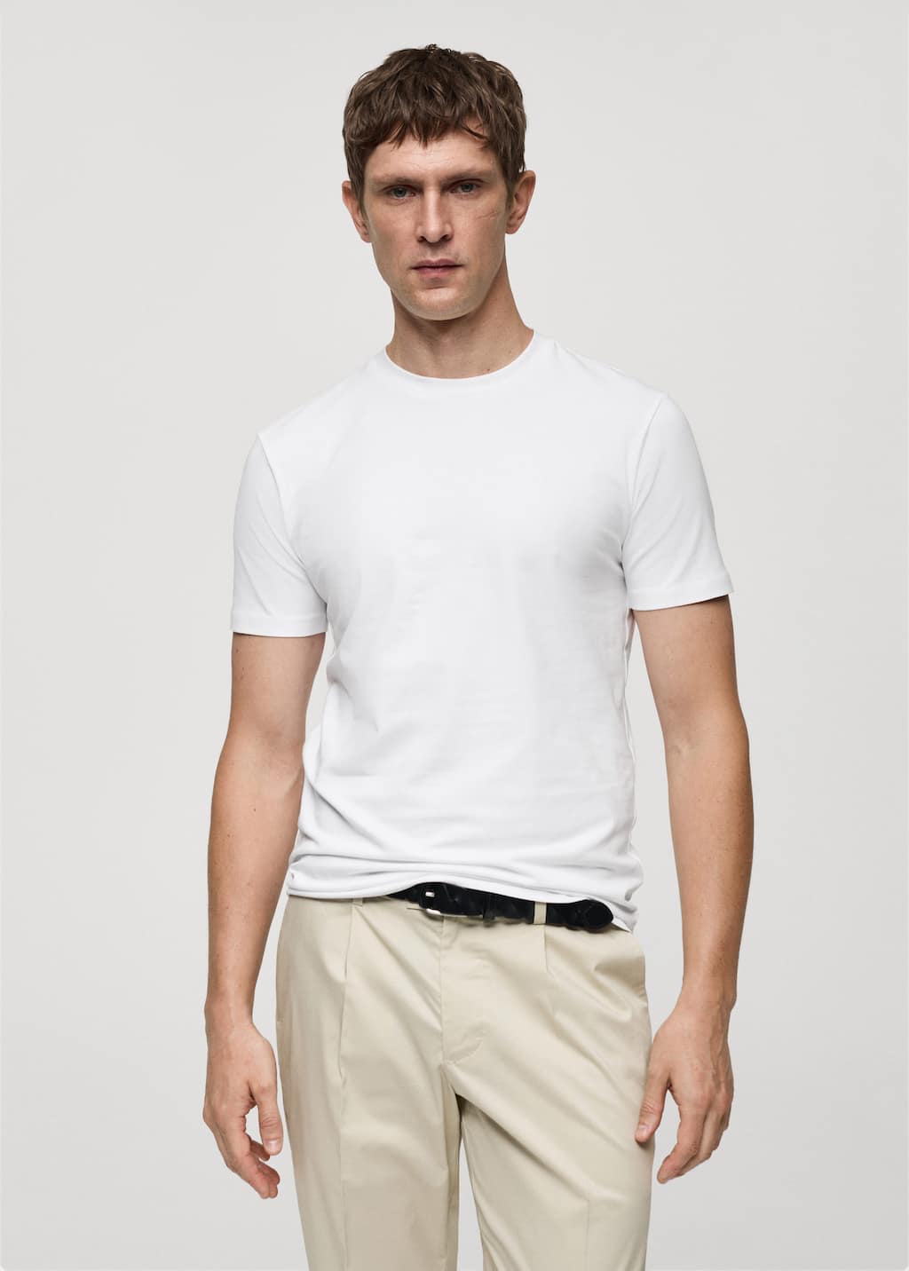 MANGO STRECH 77050587-01 MANGO MAN T-SHIRT SHORT SLEEVE