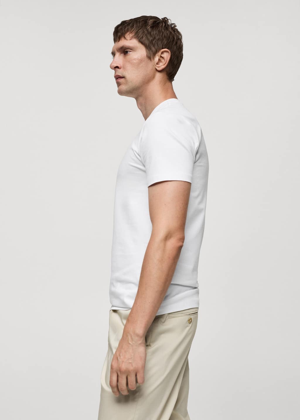 MANGO STRECH 77050587-01 MANGO MAN T-SHIRT SHORT SLEEVE