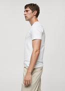 MANGO STRECH 77050587-01 MANGO MAN T-SHIRT SHORT SLEEVE-5