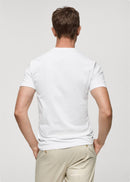 MANGO STRECH 77050587-01 MANGO MAN T-SHIRT SHORT SLEEVE-8