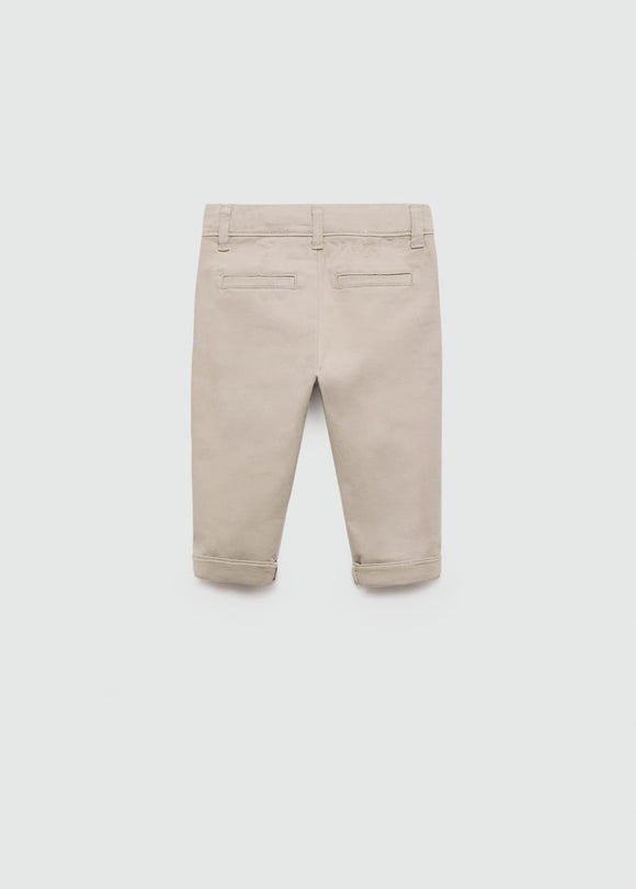 MANGO CHINO7 77051013-03 MANGO KIDS BABY BOY TROUSERS