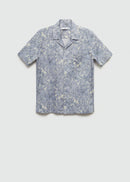 MANGO POSITANO 77052547-68 MANGO MAN SHIRT SHORT SLEEVE-3