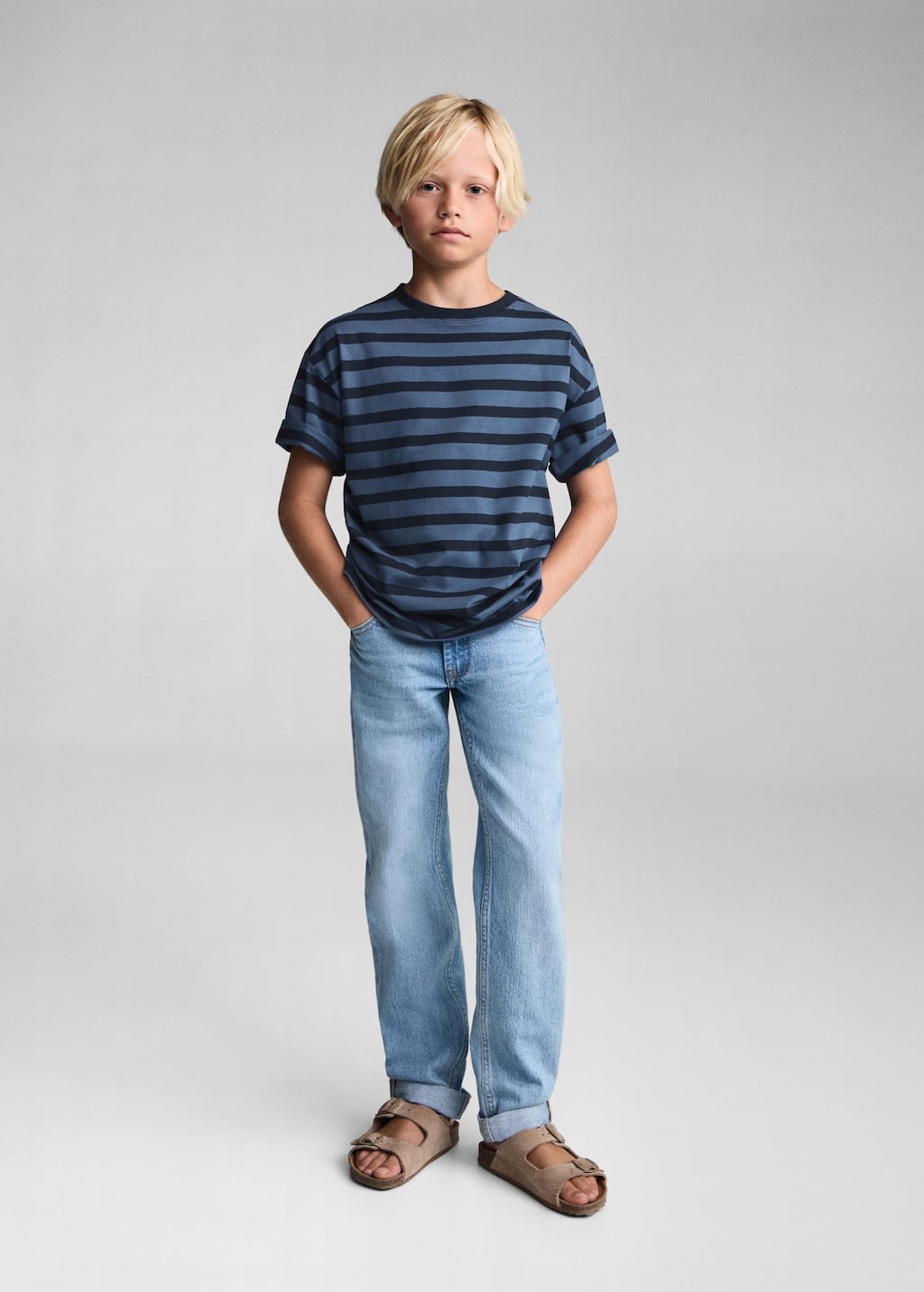 MANGO LINES 77052920-56 MANGO KIDS BOY T-SHIRT SHORT SLEEVE