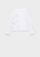 MANGO CHIFFY 77056006-02 MANGO KIDS GIRL T-SHIRT LONG SLEEVE-1