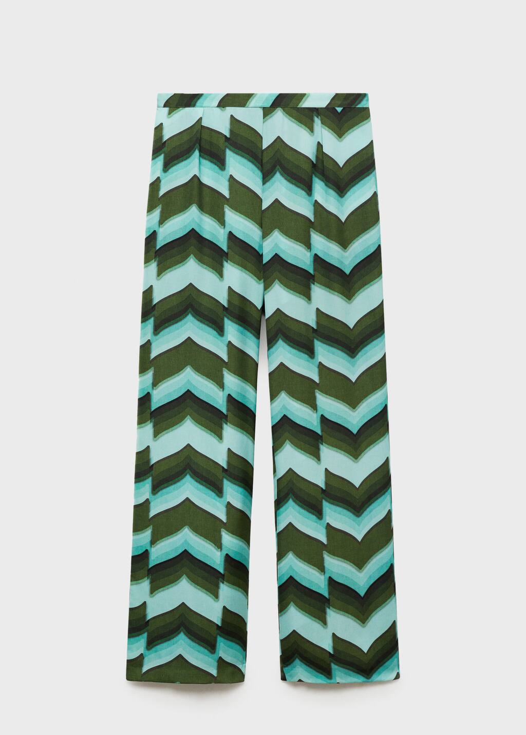 MANGO ZIGZAG-A 77056355-43 MANGO WOMEN TROUSER