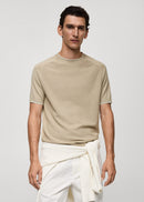 MANGO PUROH-H 77057697-08 MANGO MAN T-SHIRT SHORT SLEEVE-1