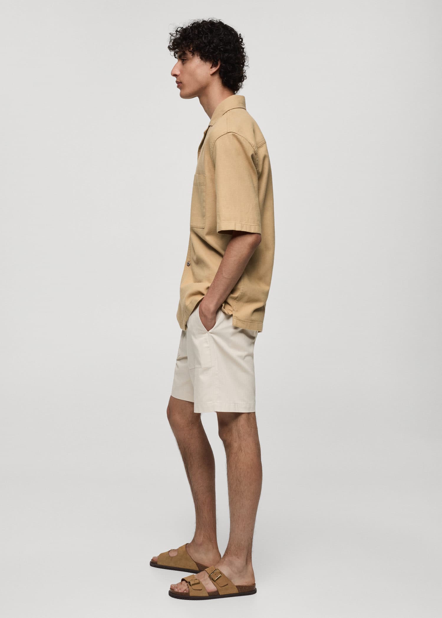 MANGO RISO 77060599-16 MANGO MAN SHIRT SHORT SLEEVE