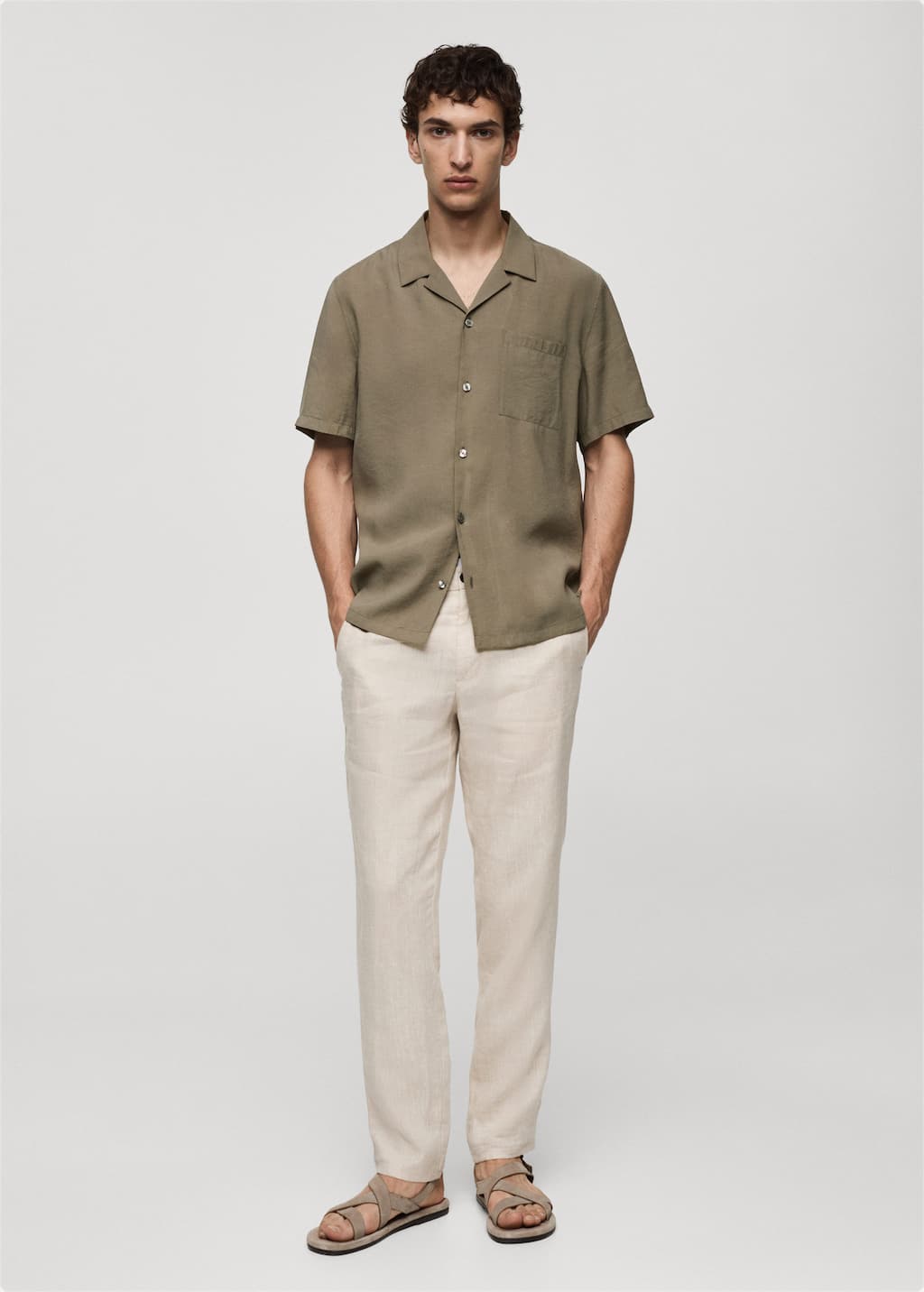 MANGO LUCE 77062544-35 MANGO MAN SHIRT SHORT SLEEVE