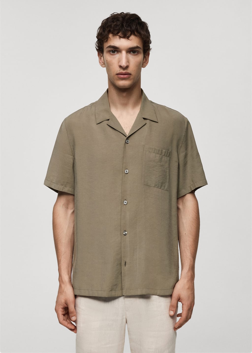 MANGO LUCE 77062544-35 MANGO MAN SHIRT SHORT SLEEVE