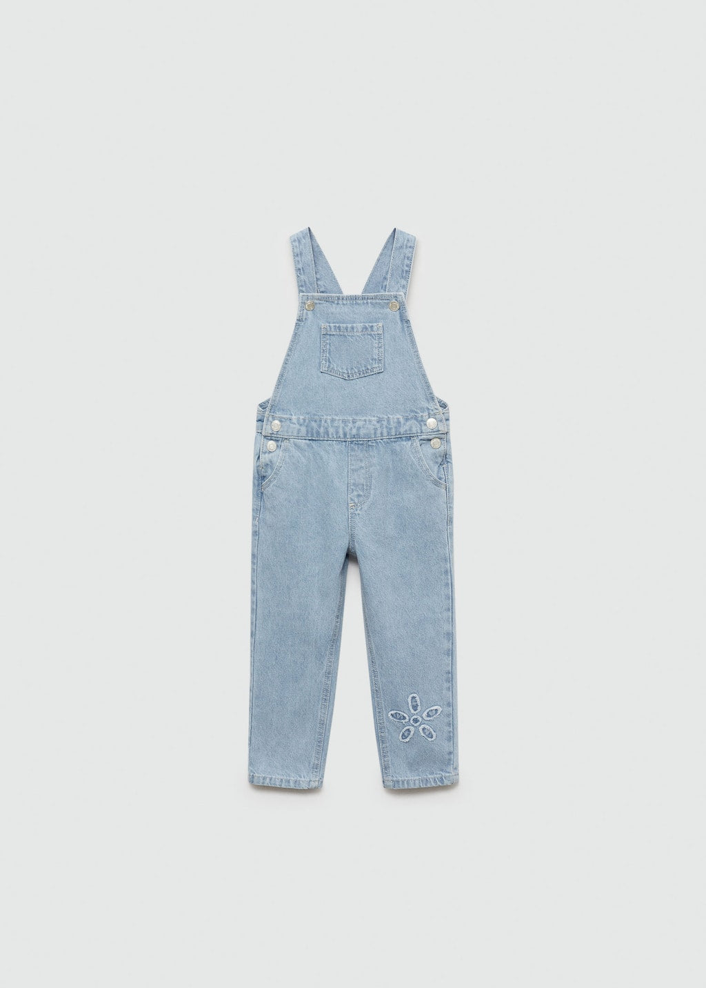 MANGO FLOWER 77064784-TM MANGO KIDS BABY GIRL DUNGAREE