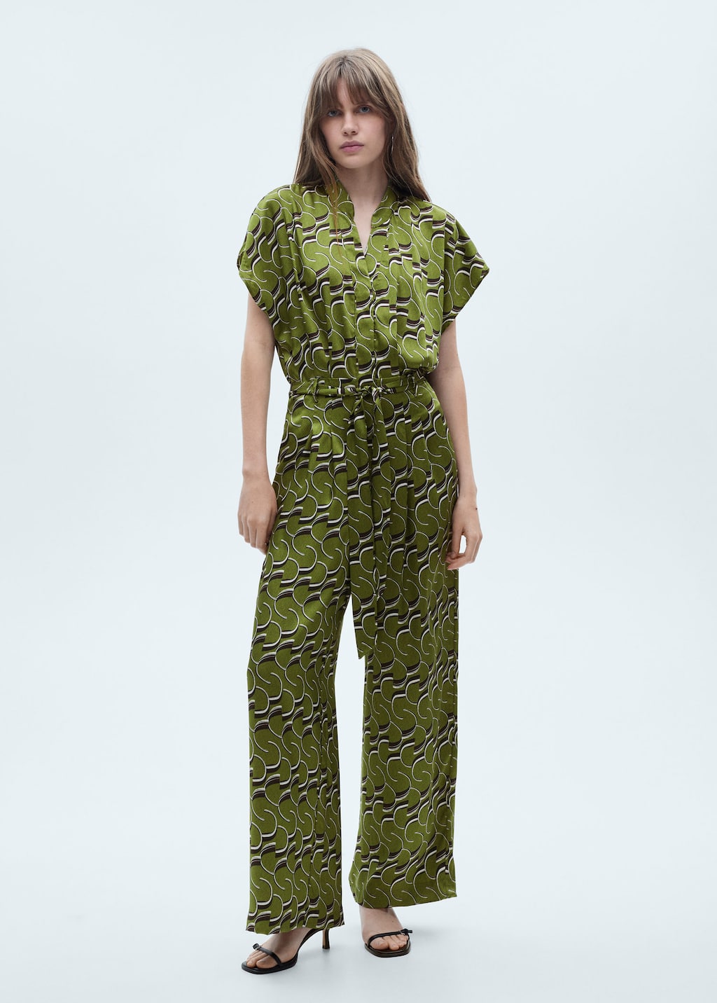 MANGO ZIGZAG-A 77066355-43 MANGO WOMEN JUMPSUIT