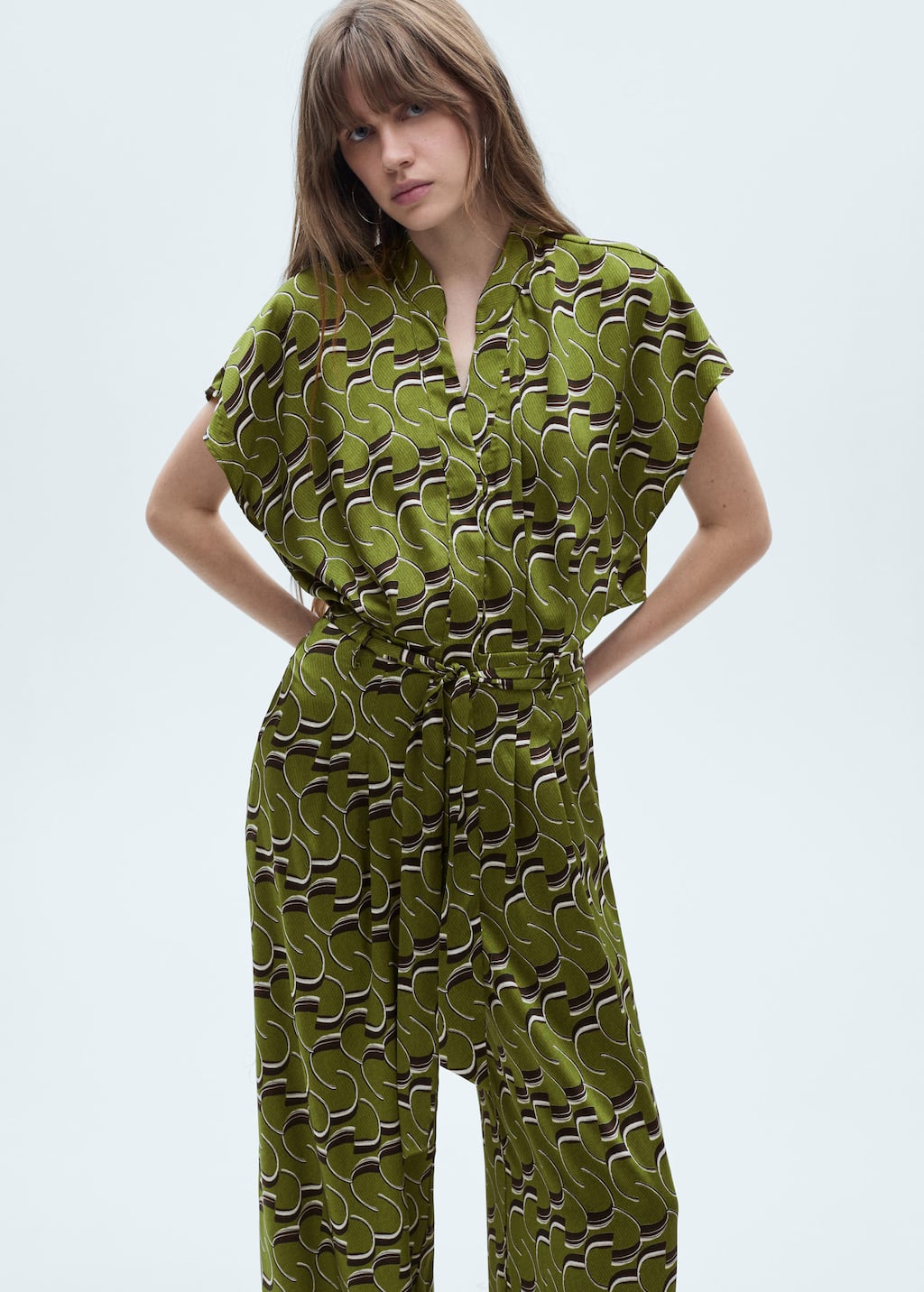 MANGO ZIGZAG-A 77066355-43 MANGO WOMEN JUMPSUIT