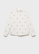 MANGO OXFORDE 77069408-05 MANGO KIDS BOY SHIRT SHORT SLEEVE-1