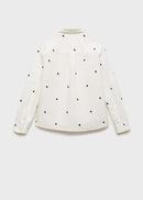 MANGO OXFORDE 77069408-05 MANGO KIDS BOY SHIRT SHORT SLEEVE-3