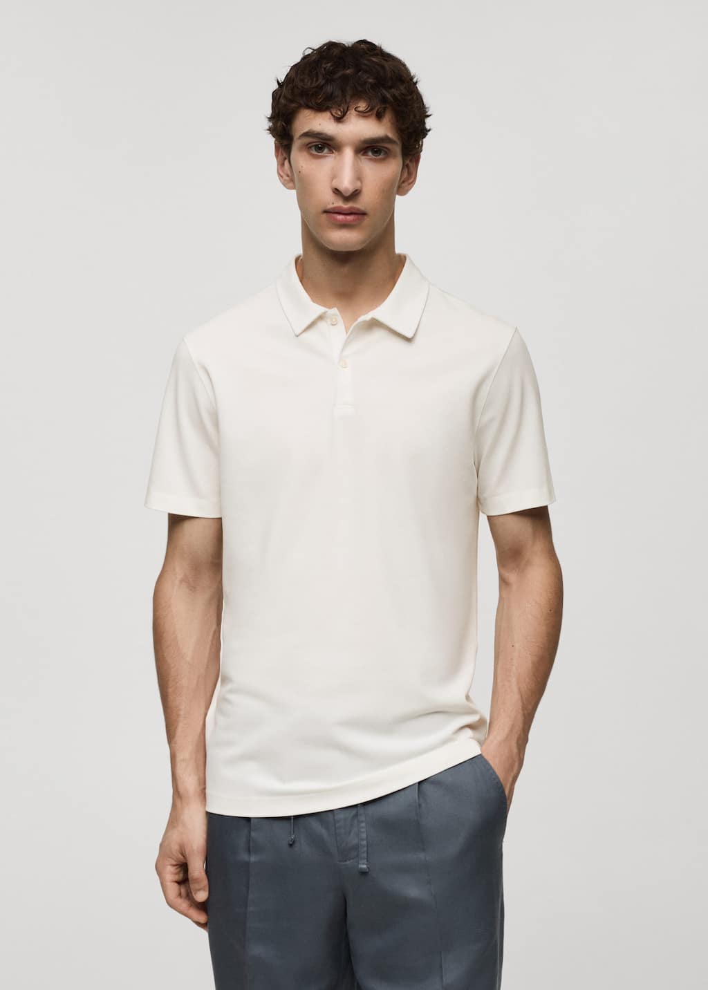 MANGO EZEQUI-I 77070356-05 MANGO MAN POLO SHIRT