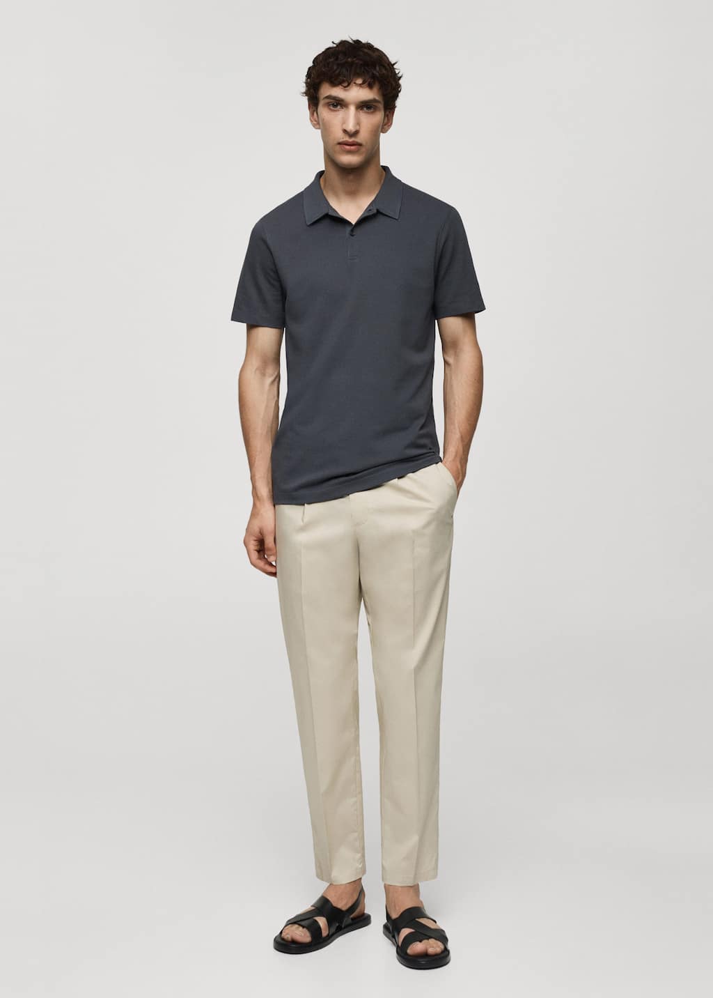 MANGO EZEQUI-I 77070356-93 MANGO MAN POLO SHIRT