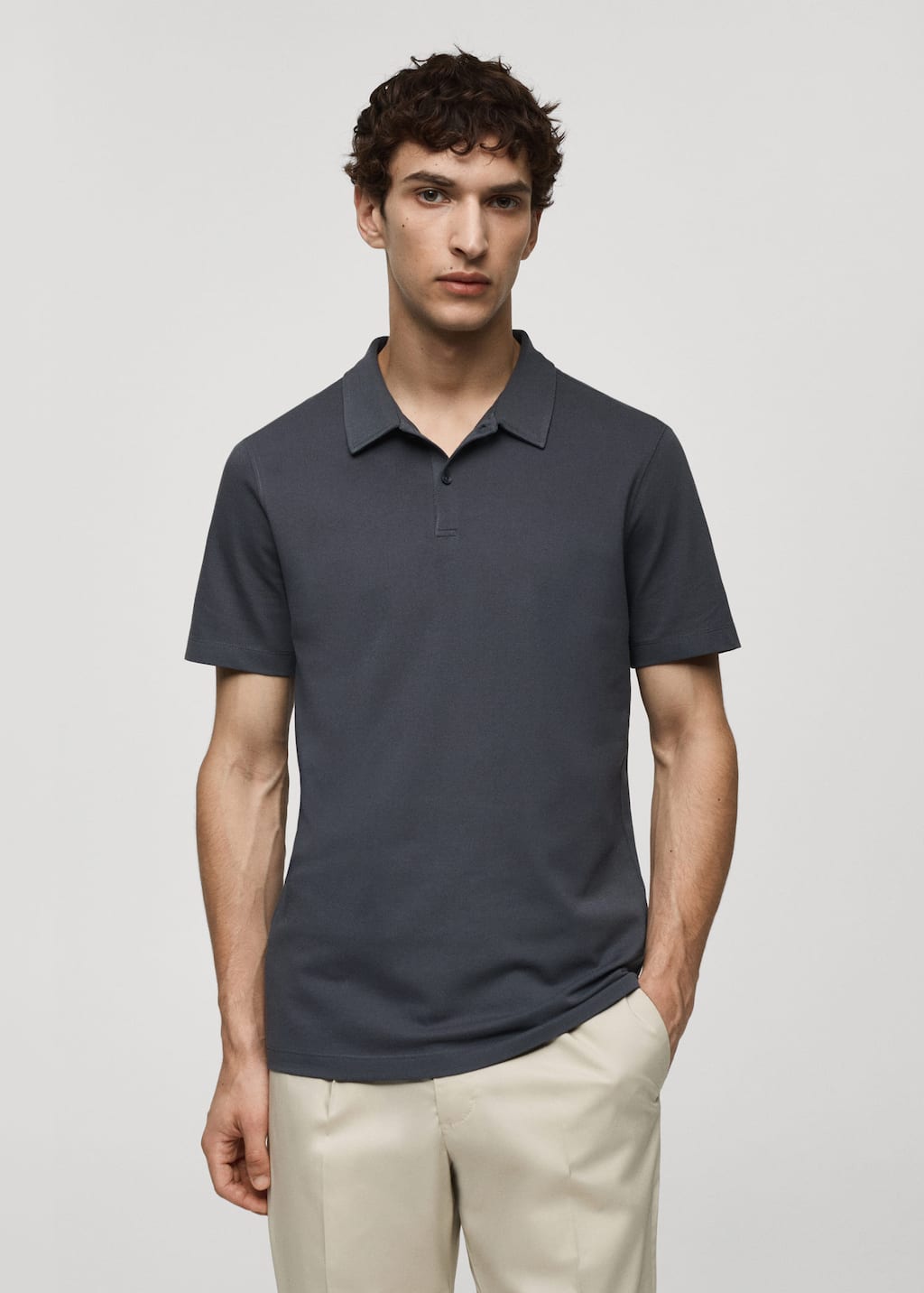 MANGO EZEQUI-I 77070356-93 MANGO MAN POLO SHIRT