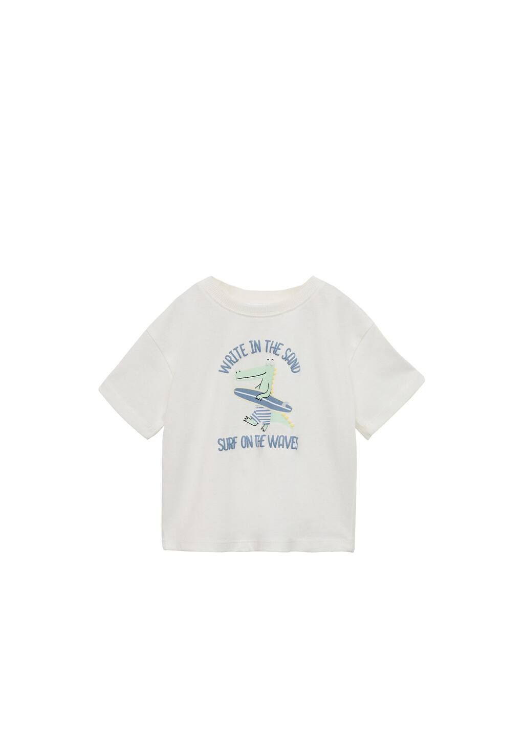 MANGO ALIGATOR 77070368-02 MANGO KIDS BABY BOY T-SHIRT SHORT SLEEVE