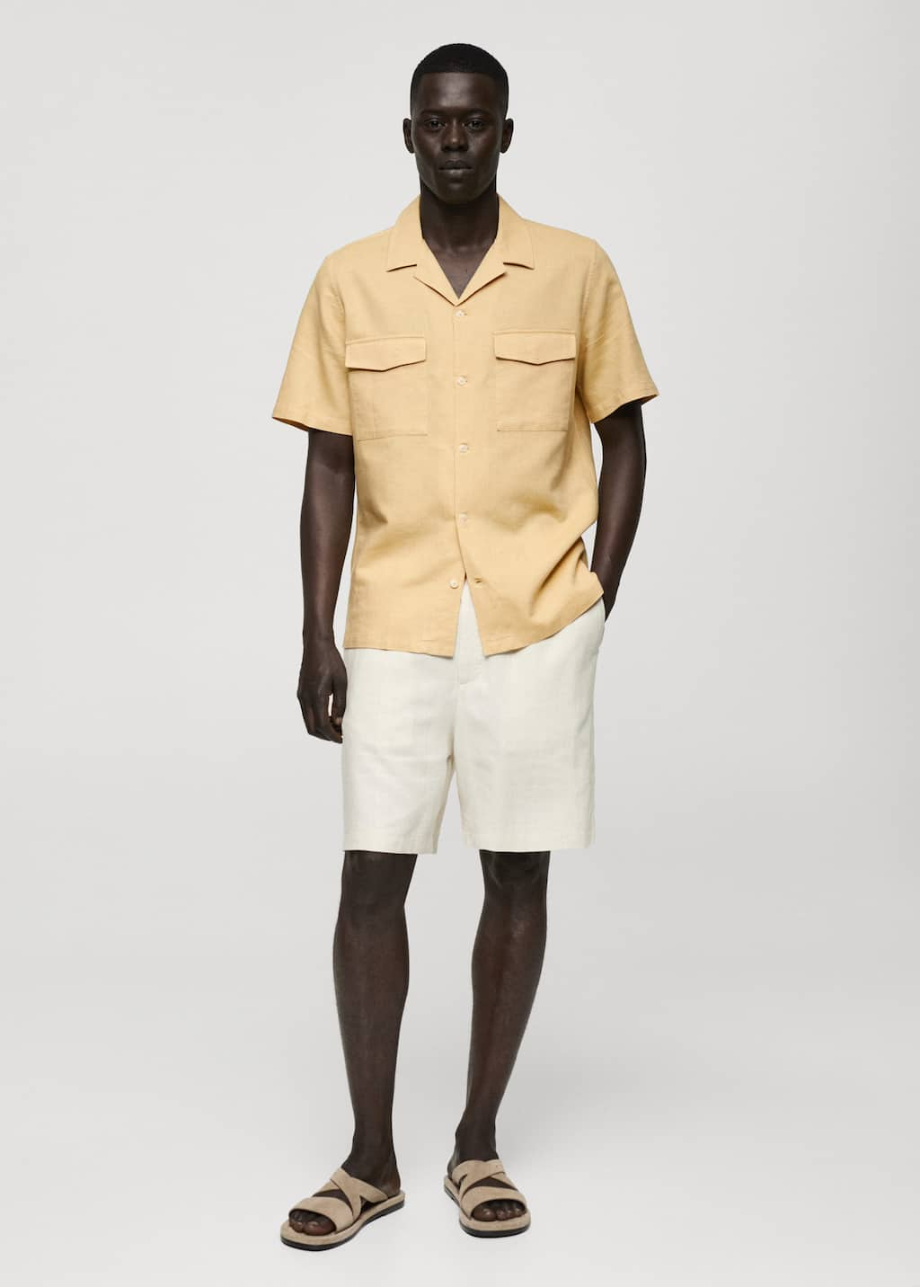 MANGO SOL 77070571-16 MANGO MAN SHIRT SHORT SLEEVE