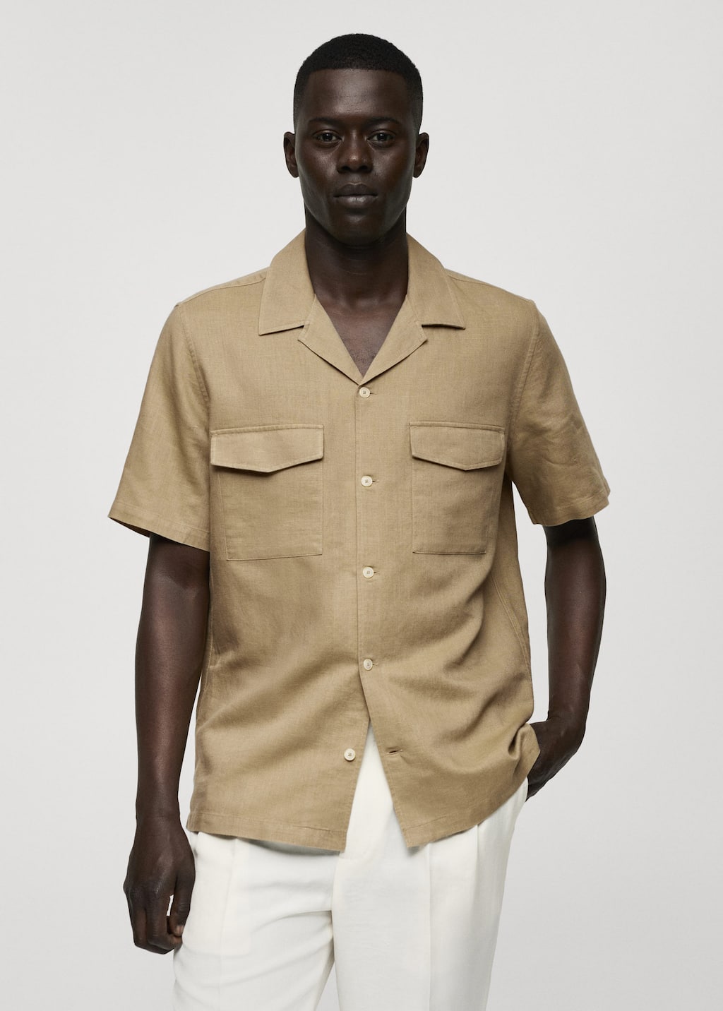 MANGO SOL 77070571-37 MANGO MAN SHIRT SHORT SLEEVE