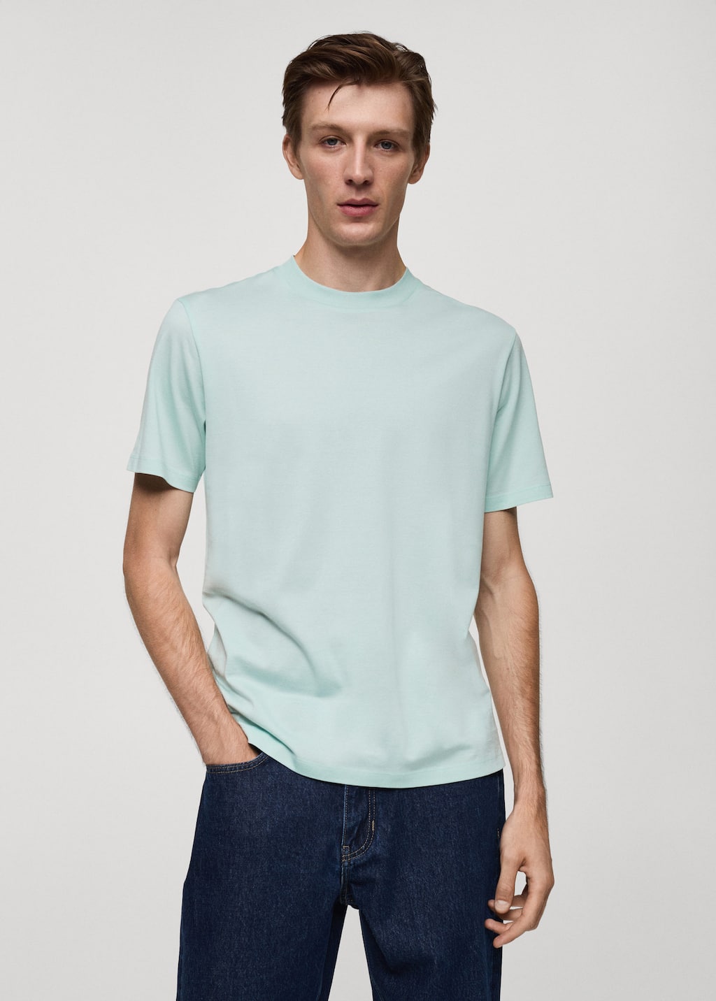 MANGO BELLOW 77070585-45 MANGO MAN T-SHIRT SHORT SLEEVE