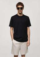 MANGO BELLOW 77070585-99 MANGO MAN T-SHIRT SHORT SLEEVE-1