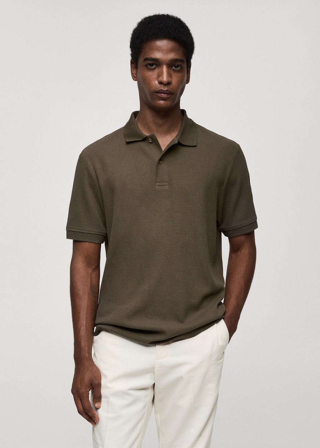 MANGO CAN 77074446-39 MANGO MAN POLO SHIRT