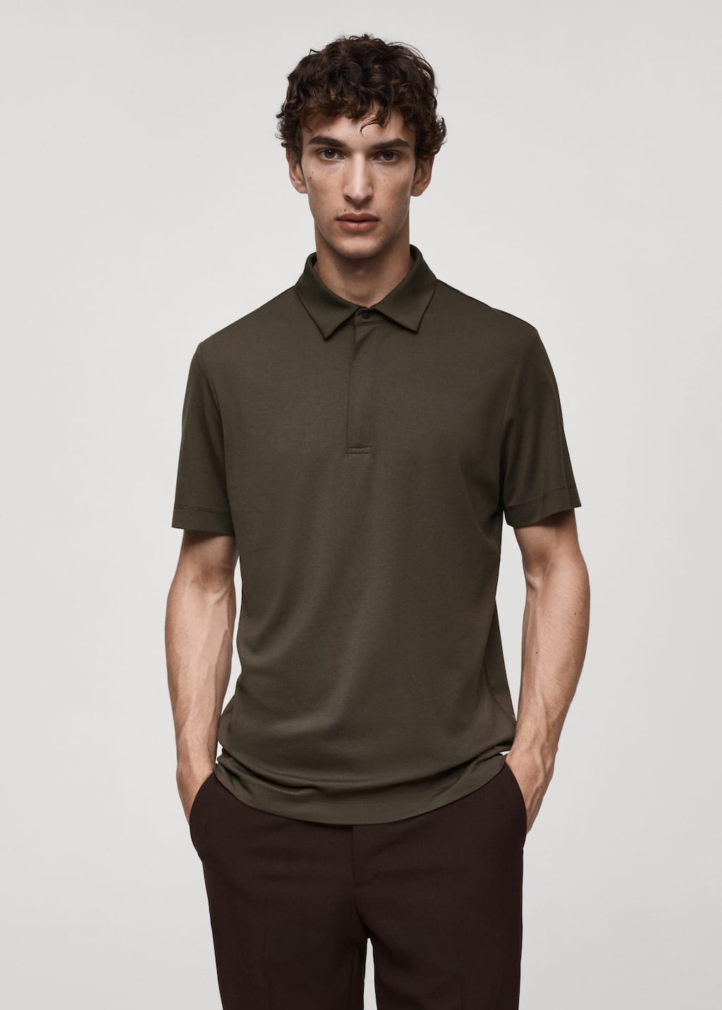 MANGO SIPONTOP 77075966-30 MANGO MAN POLO SHIRT