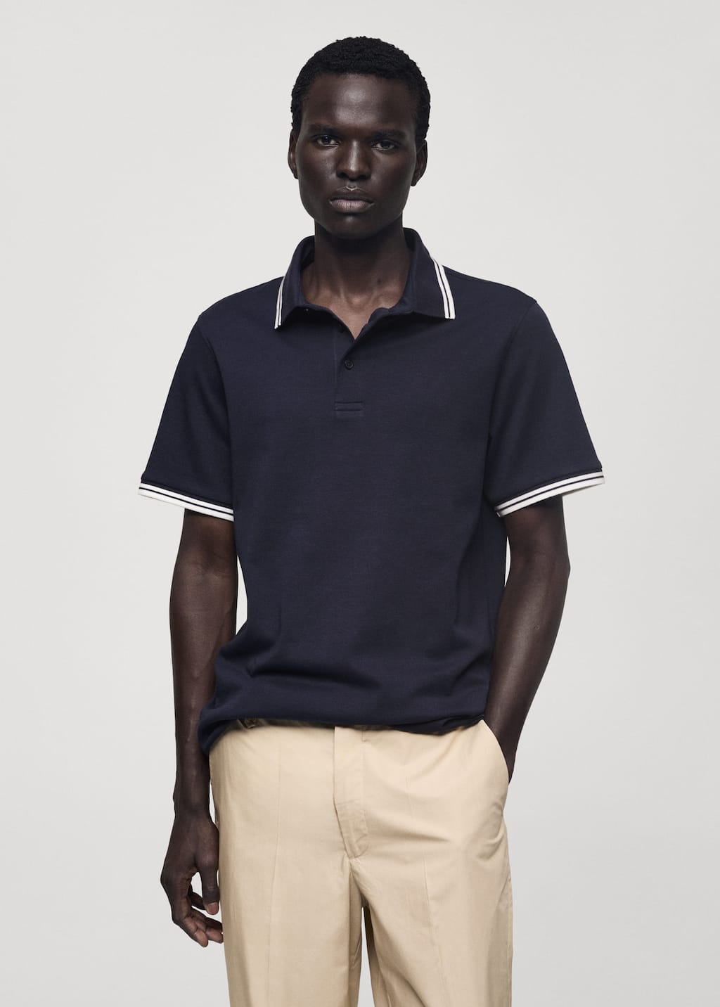 MANGO OMARP-H 77077681-56 MANGO MAN POLO SHIRT