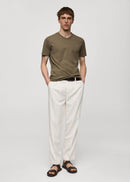 MANGO CHELSEA-I 77080584-35 MANGO MAN T-SHIRT SHORT SLEEVE-2