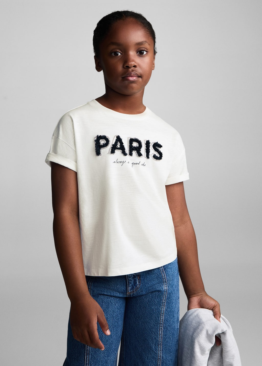 MANGO PARIS 77083282-02 MANGO KIDS GIRL T-SHIRT SHORT SLEEVE