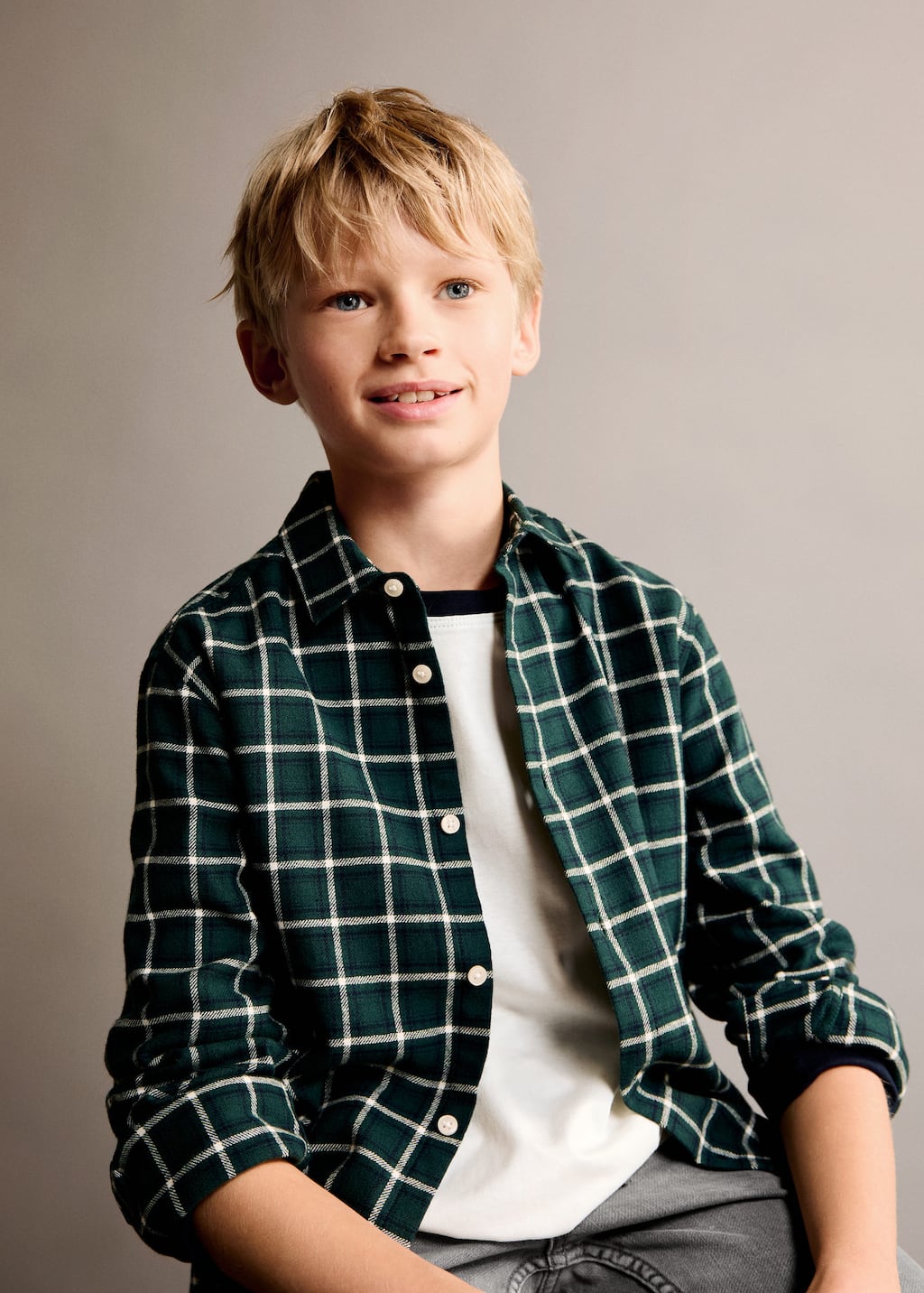 MANGO JANNU 77087650-49 MANGO KIDS BOY SHIRT LONG SLEEVE