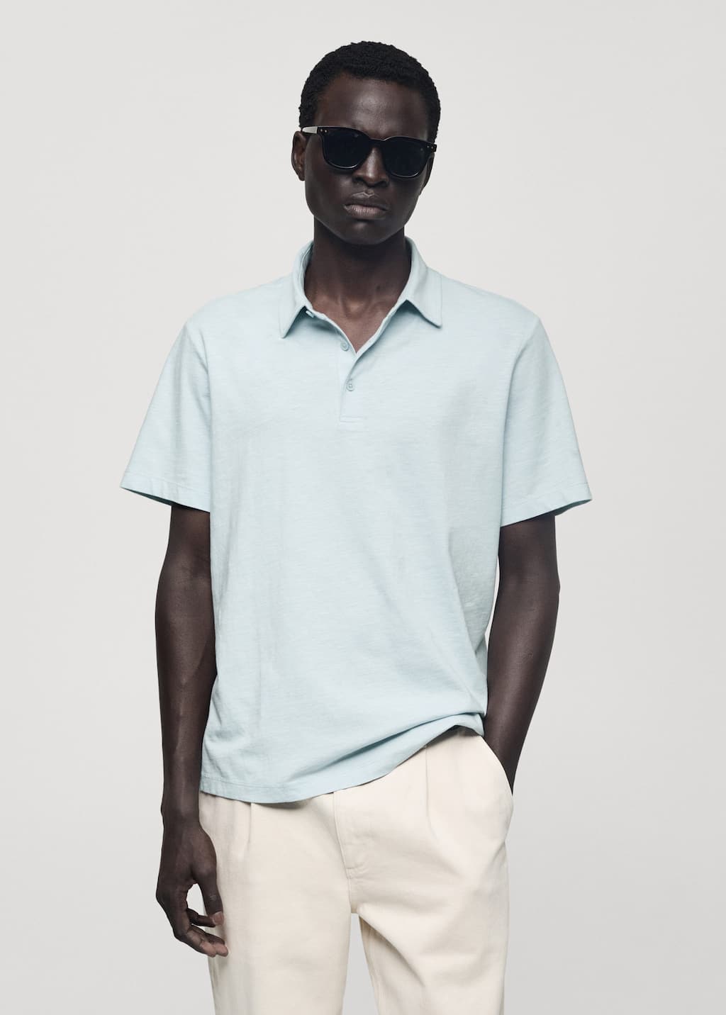 MANGO POLOSLUB-H 77087656-50 MANGO MAN POLO SHIRT