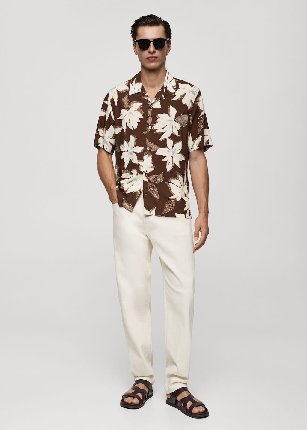 MANGO LILY-H 77087700-78 MANGO MAN SHIRT SHORT SLEEVE