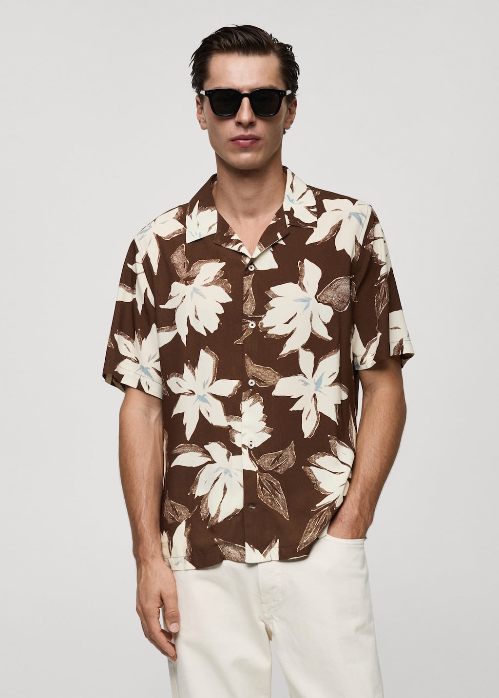 MANGO LILY-H 77087700-78 MANGO MAN SHIRT SHORT SLEEVE