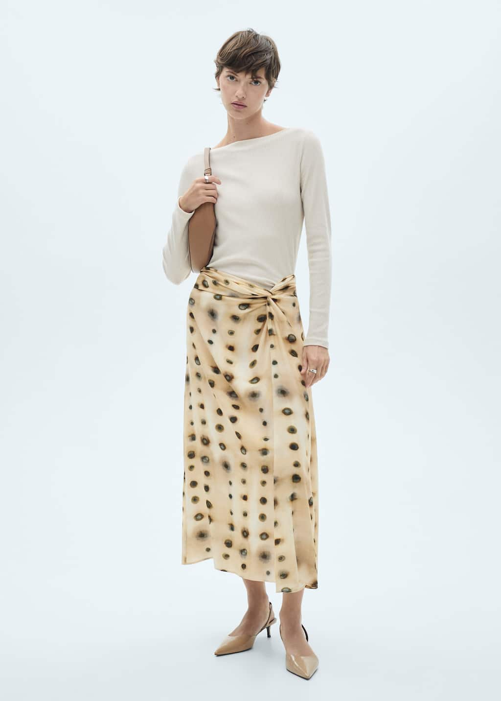 MANGO ARENA-A 77087716-08 MANGO WOMEN SKIRT