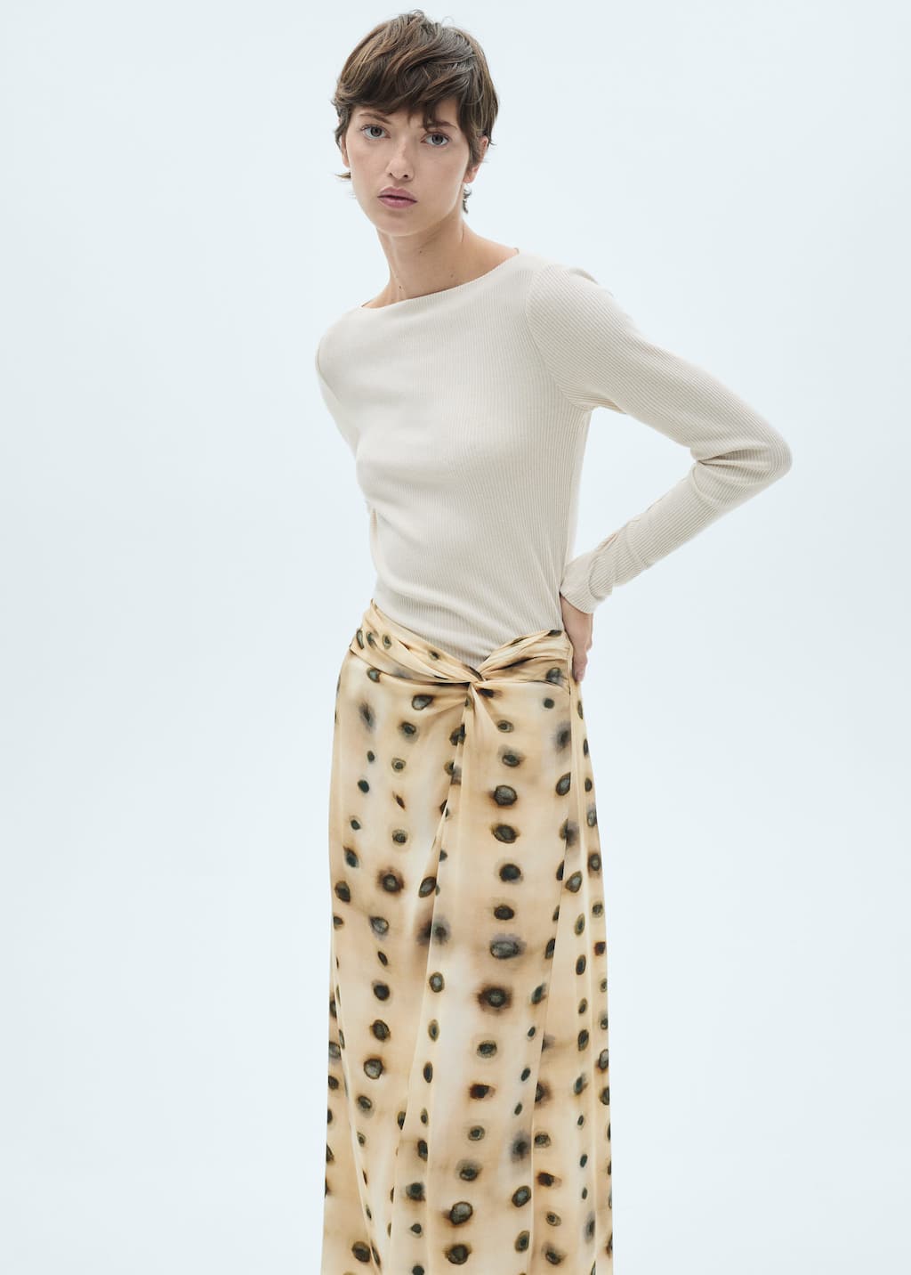 MANGO ARENA-A 77087716-08 MANGO WOMEN SKIRT