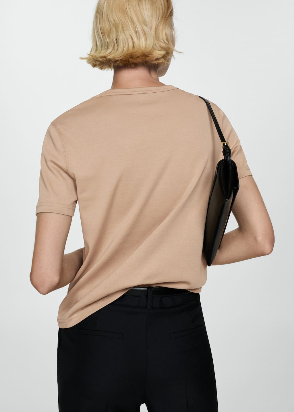 MANGO RITA 77090571-08 MANGO WOMEN T-SHIRT SHORT SLEEVE