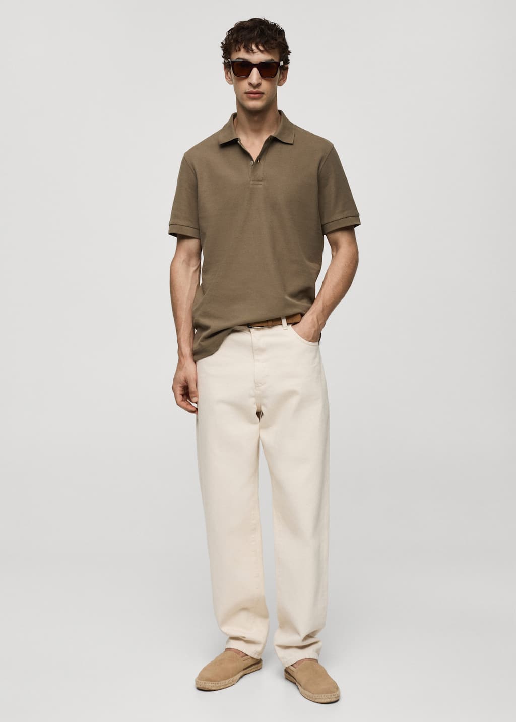 MANGO REA 77090584-36 MANGO MAN POLO SHIRT