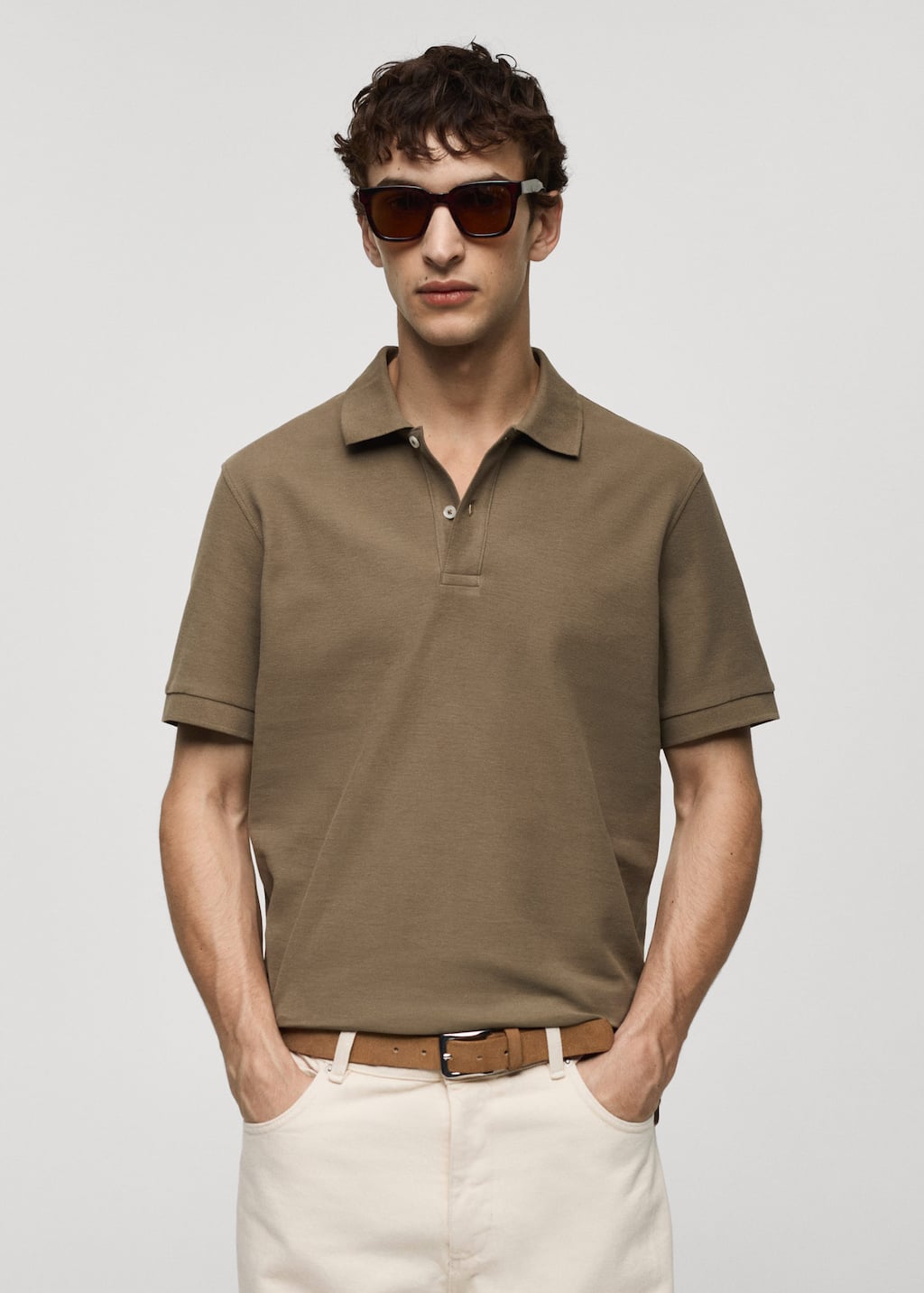 MANGO REA 77090584-36 MANGO MAN POLO SHIRT