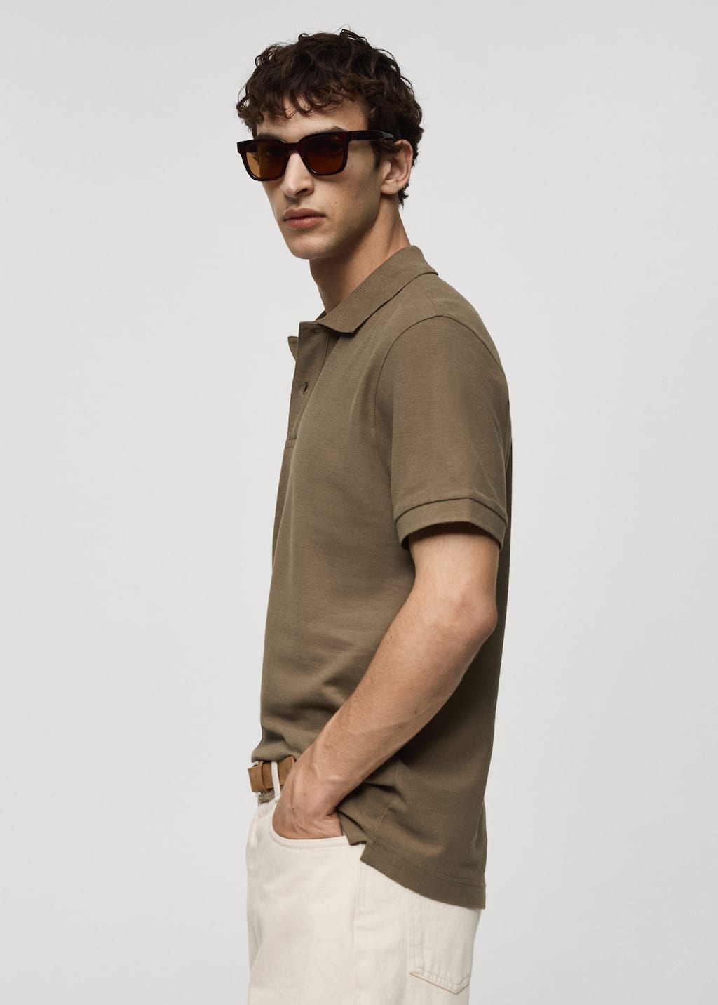 MANGO REA 77090584-36 MANGO MAN POLO SHIRT