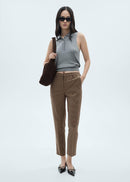 MANGO WARM 77095644-76 MANGO WOMEN TROUSER-2