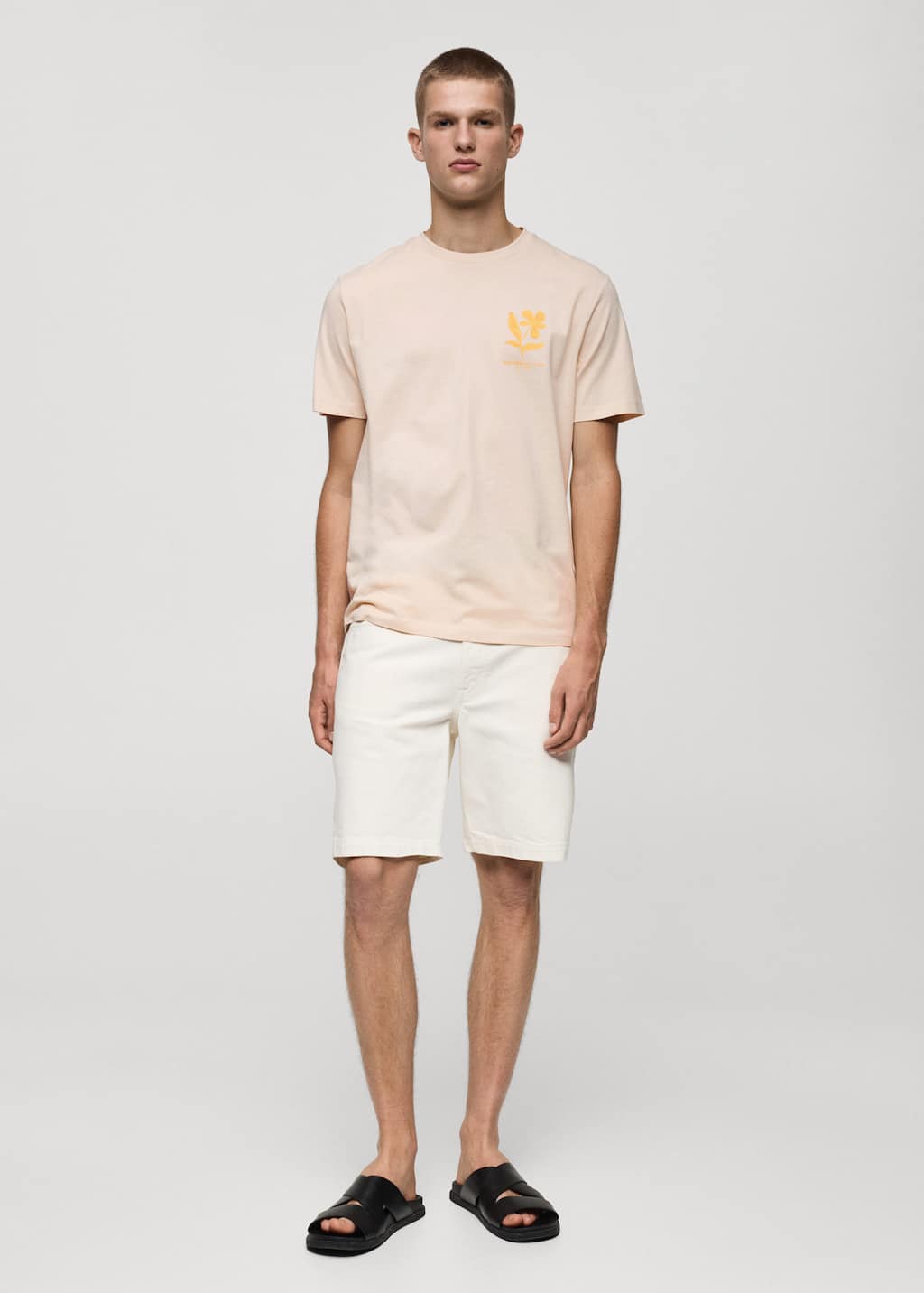 MANGO BEGONIA-H 77097655-05 MANGO MAN T-SHIRT SHORT SLEEVE