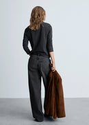 MANGO BIRI 87000441-96 MANGO WOMEN T-SHIRT LONG SLEEVE-6