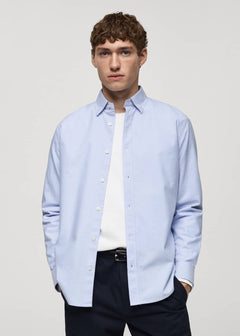MANGO OXFORD 87000605-50 MANGO MAN SHIRT LONG SLEEVE