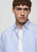 MANGO OXFORD 87000605-50 MANGO MAN SHIRT LONG SLEEVE-4