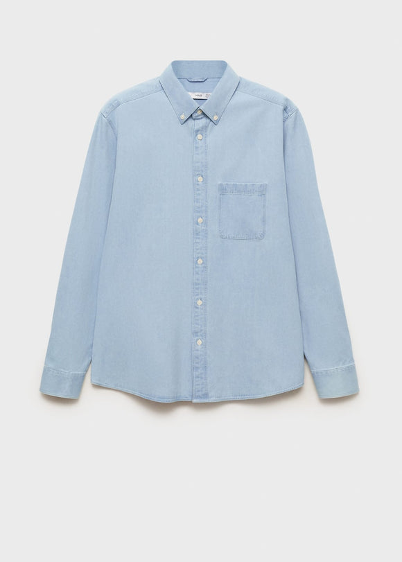 MANGO DENIM 87000609-TC MANGO MAN SHIRT LONG SLEEVE