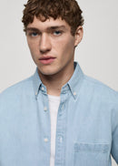 MANGO DENIM 87000609-TC MANGO MAN SHIRT LONG SLEEVE-4