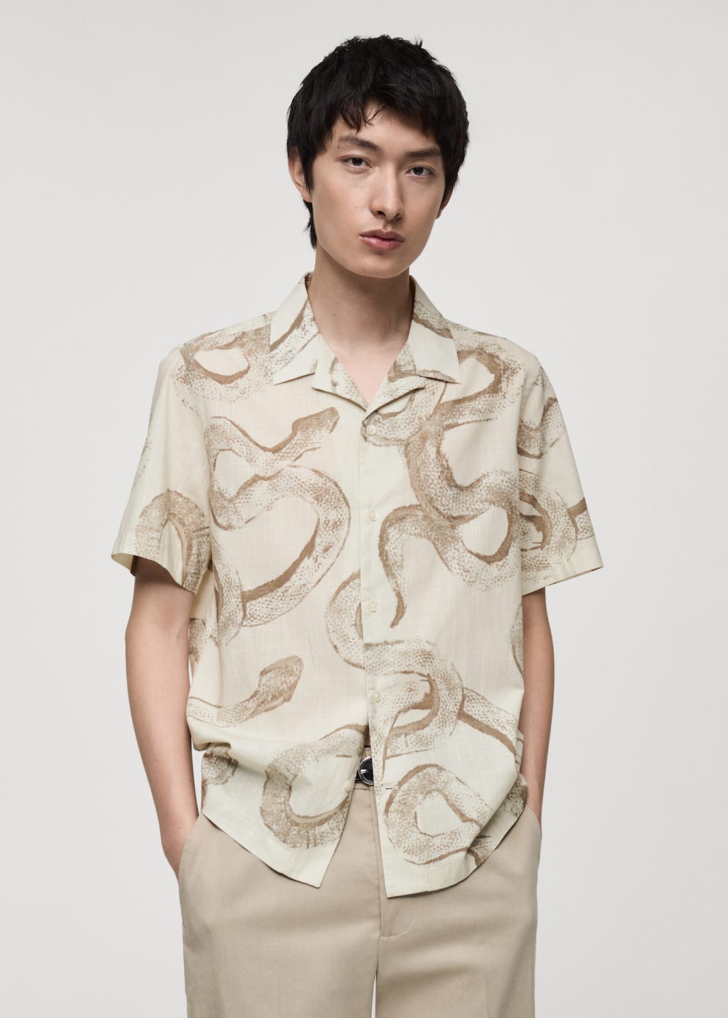 MANGO COBRA-H 87000624-01 MANGO MAN SHIRT SHORT SLEEVE